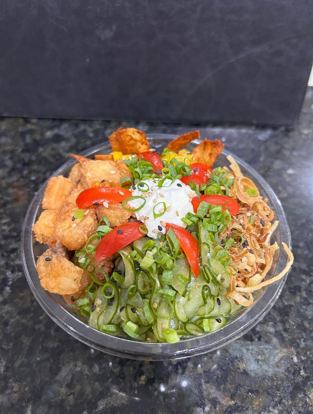 Poke Peixe Frito